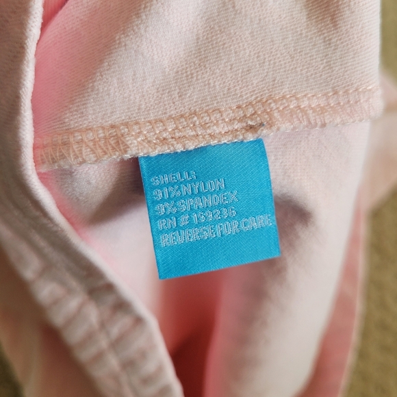 J.McLaughlin Jacquard Allie Short Sleeve Blouse Light Pink Size Medium - Picture 4 of 4